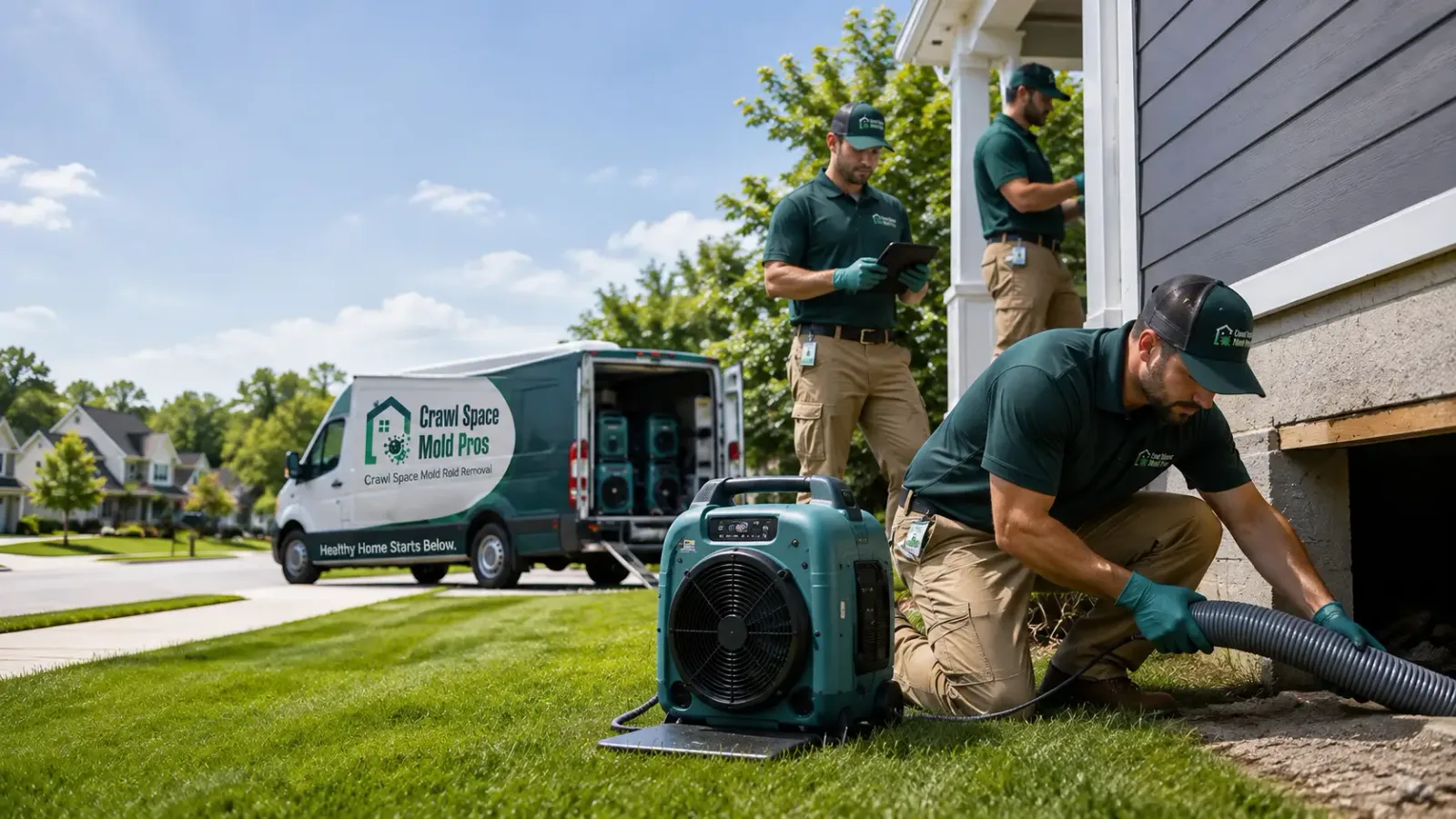 Crawl Space Mold Removal in Lancaster, OH